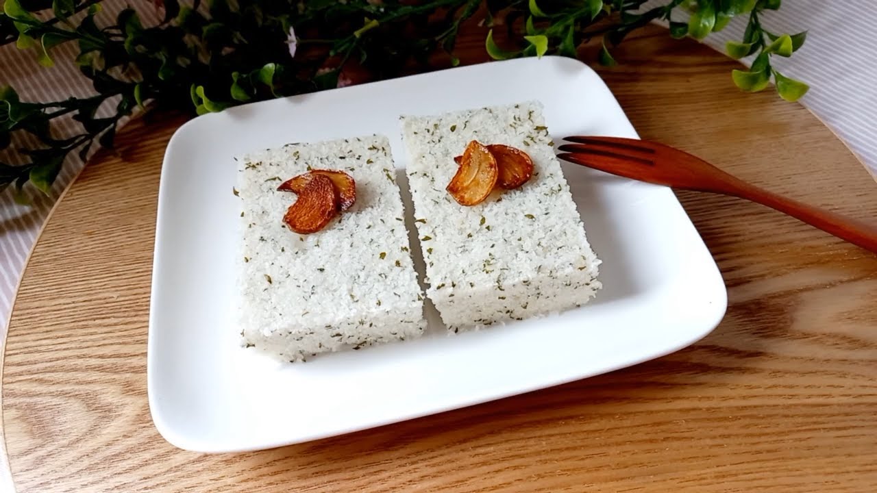 퓨전떡~ 버터 갈릭설기,