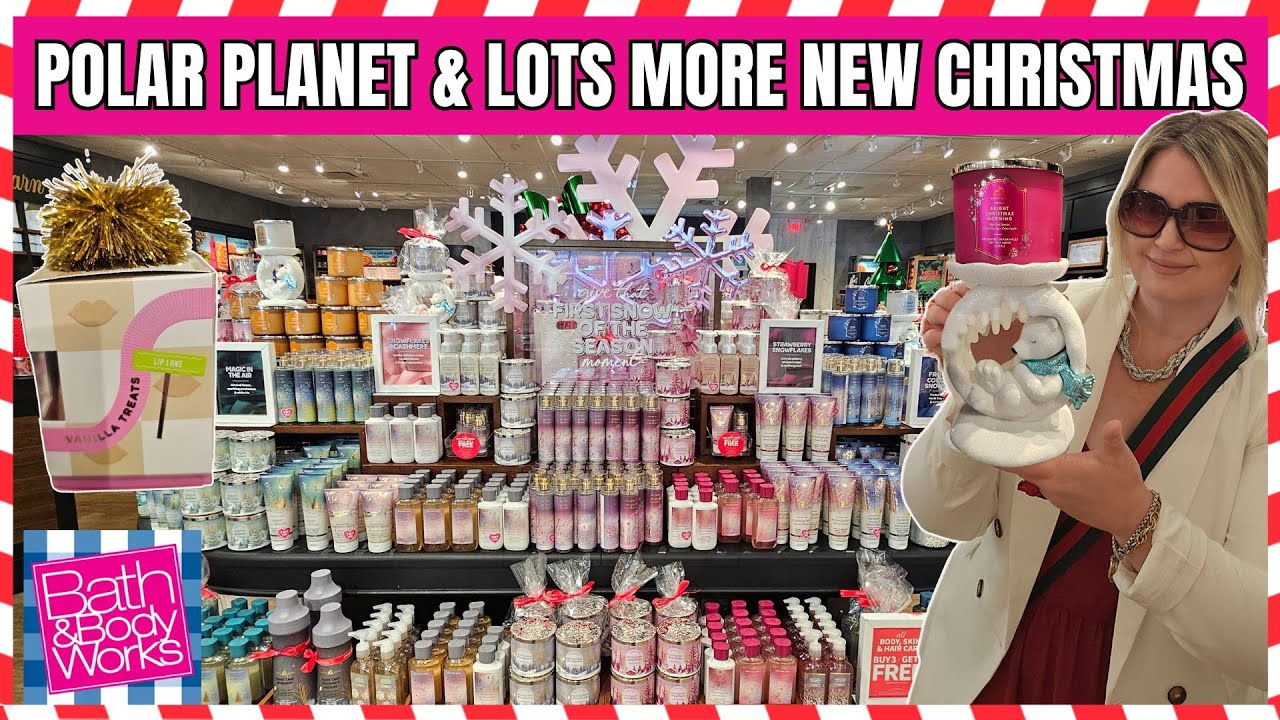 NEW CHRISTMAS FLOORSETS | TONS OF NEW CHRISTMAS FINDS at Bath & Body Works #bathandbodyworks