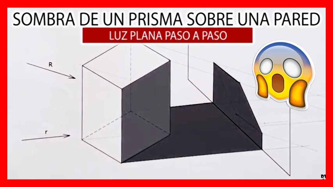 🔥 SOMBRAS en perspectiva isométrica 💡 Sombras en DIBUJO TÉCNICO