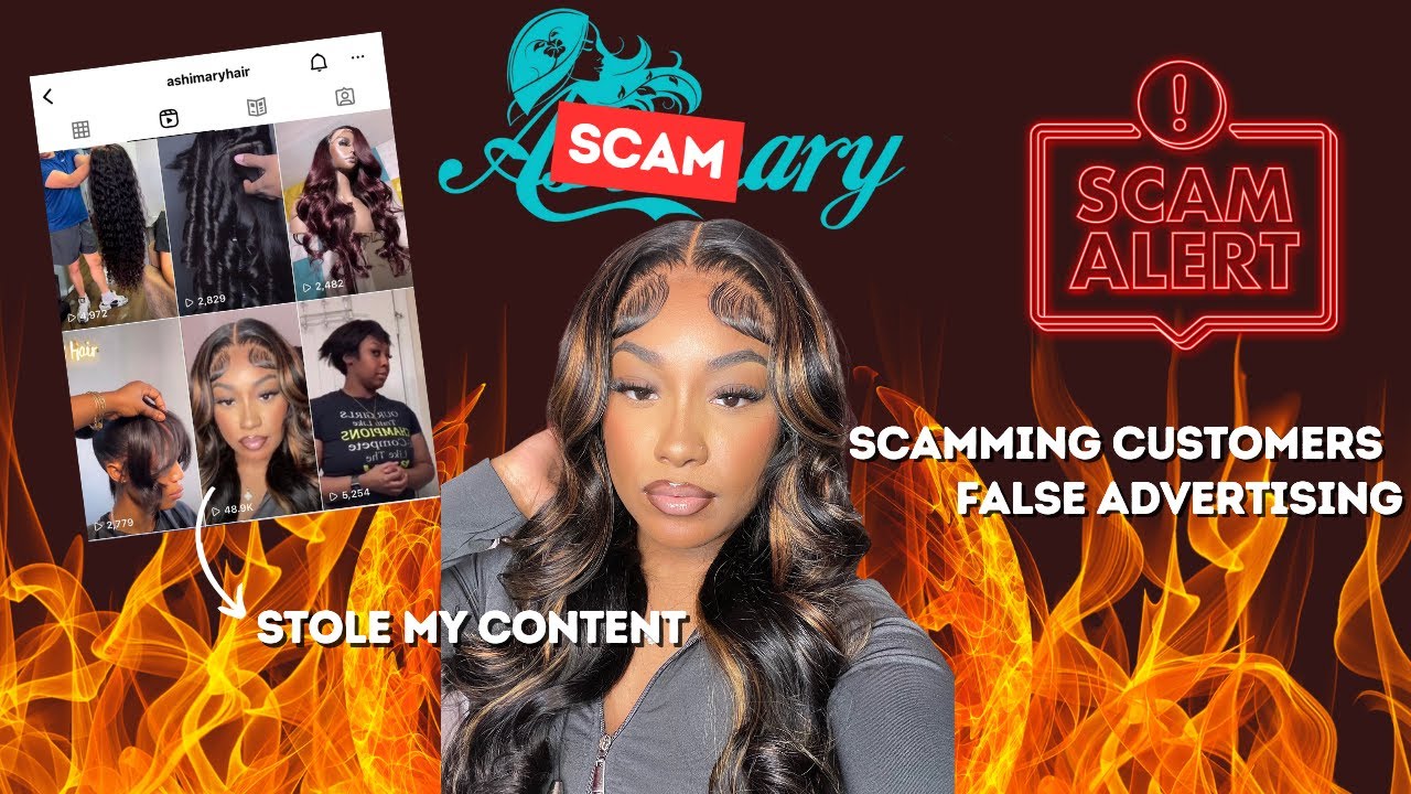 THE MANY SCAMS OF ASHIMARY HAIR: false advertising, stealing from creators & bad business practices