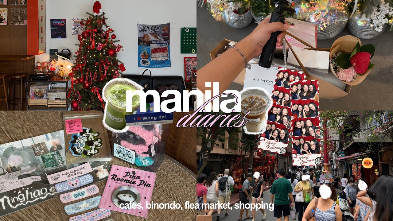 дневники Манилы 🍵 эстетичные кафе, блошиный рынок, видеоблог BGC, гастрономический тур по Чайната...