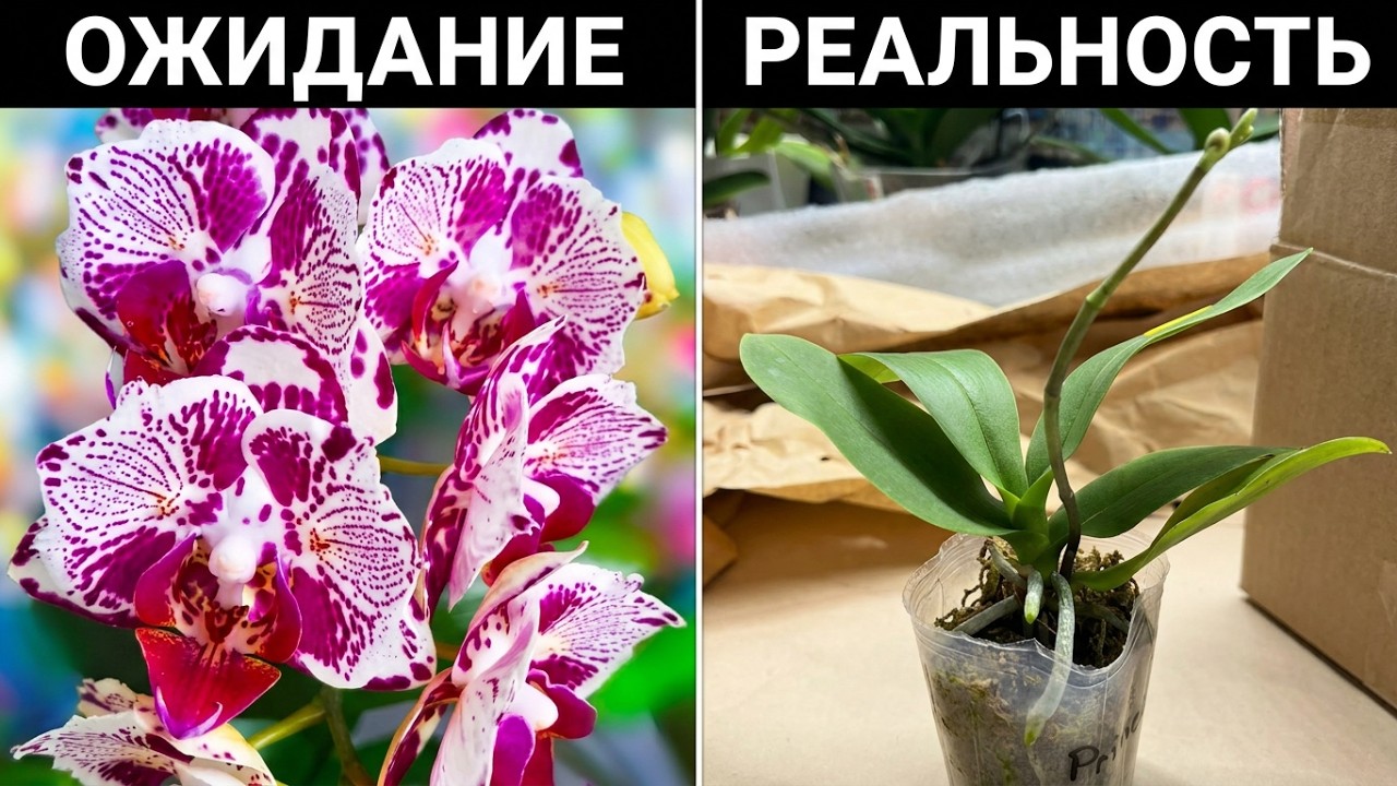 Понять и простить или не стоит? Так ждать посылку и ВОТ она РЕЛЬАНОСТЬ! Посылка от Allura Orchids🌱