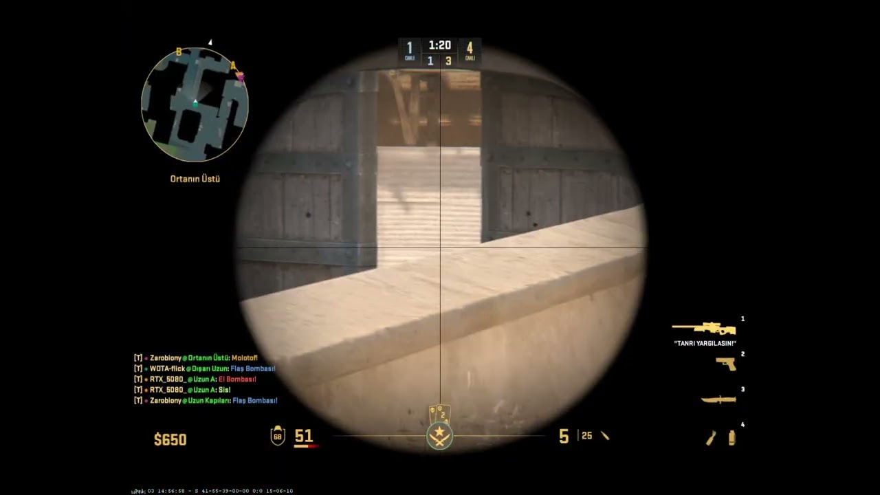 This is how being better than pro awpers look like.