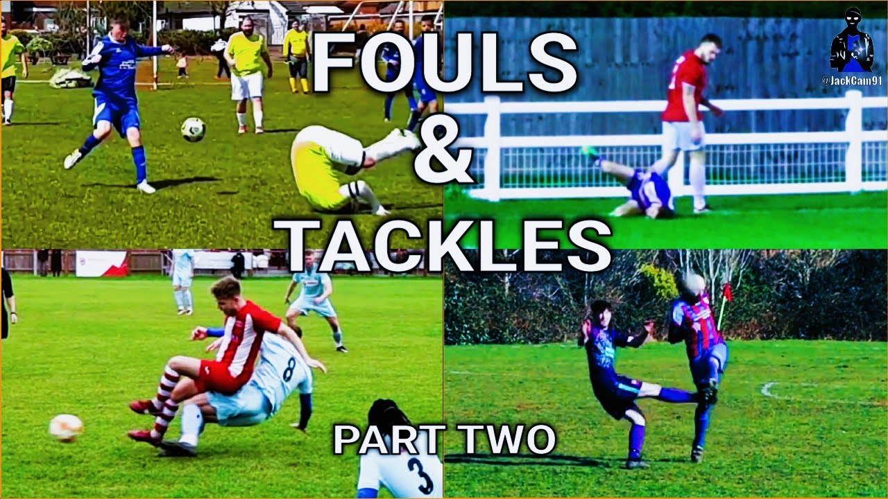 Fouls, Tackles & Football Drama Part 2 | UK Football Compilation ⚽
