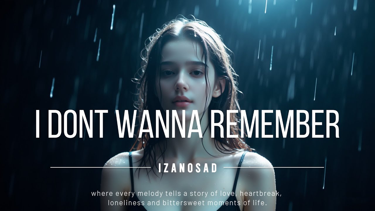 Izanosad - I Dont Wanna Remember (Official Lyrics Video)