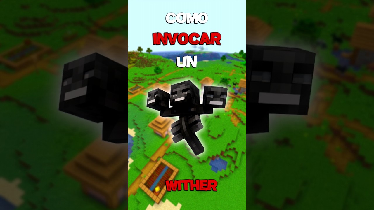 Como Invocar Al WITHER En Minecraft #shorts