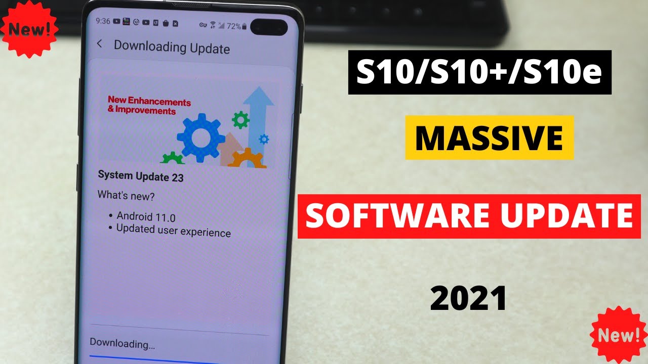 Обновление программного обеспечения Samsung Galaxy S10/S10+ — 2021 | Как получить обновление прям...