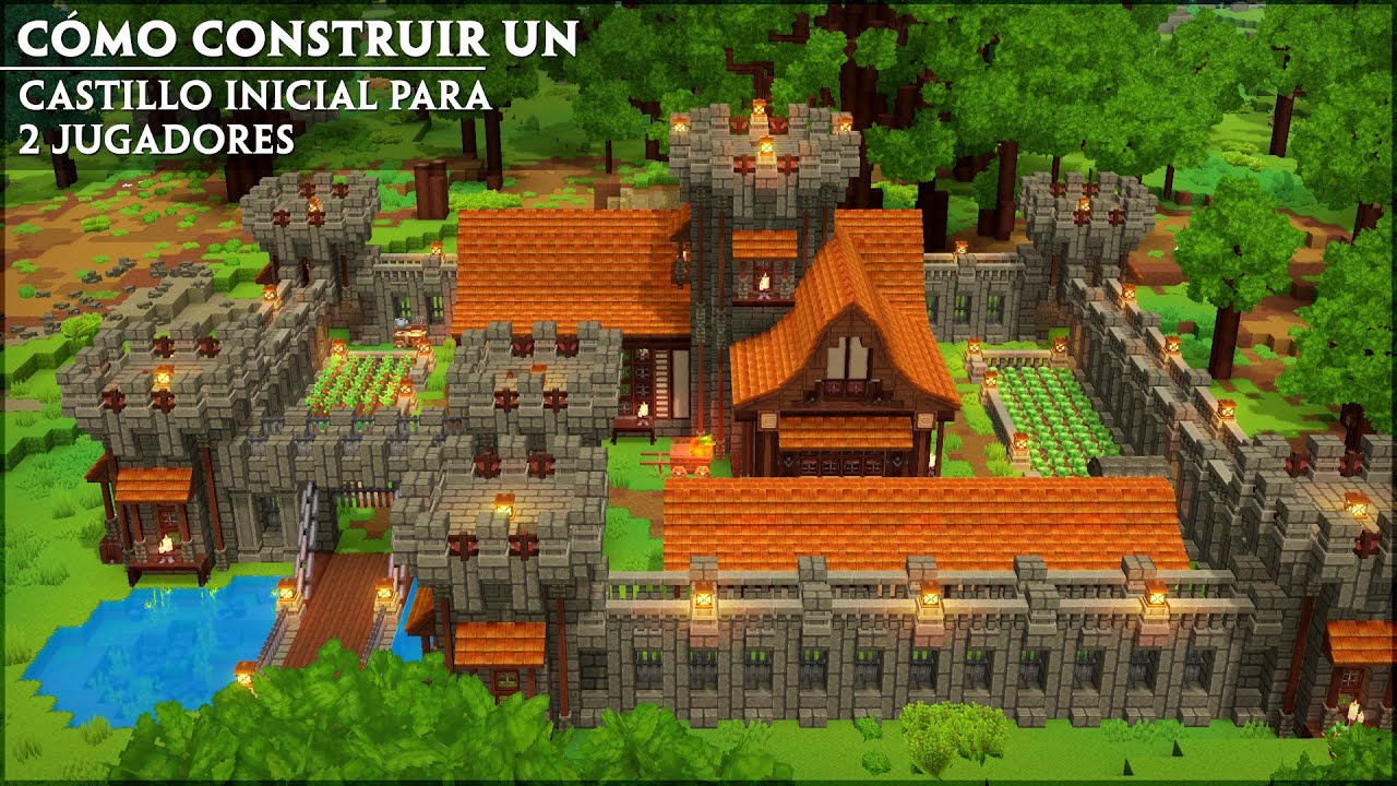 Cómo Construir un Castillo Inicial Para 2 Jugadores | Tutorial de Hytale