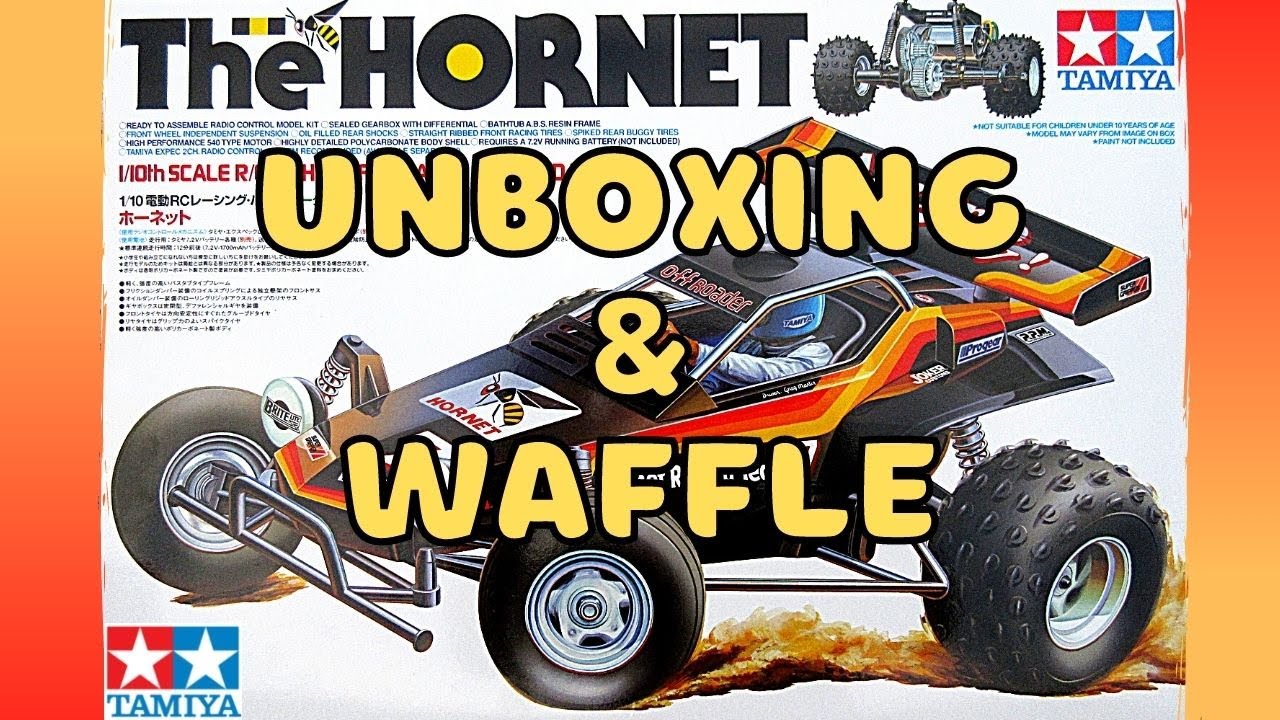 Tamiya Hornet Unboxing and Chit Chat.  RC Car Kit 58336 1980's classic