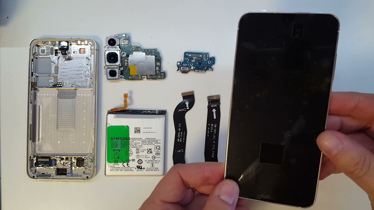 Samsung S23 SM-S911 disassembly LCD replacement