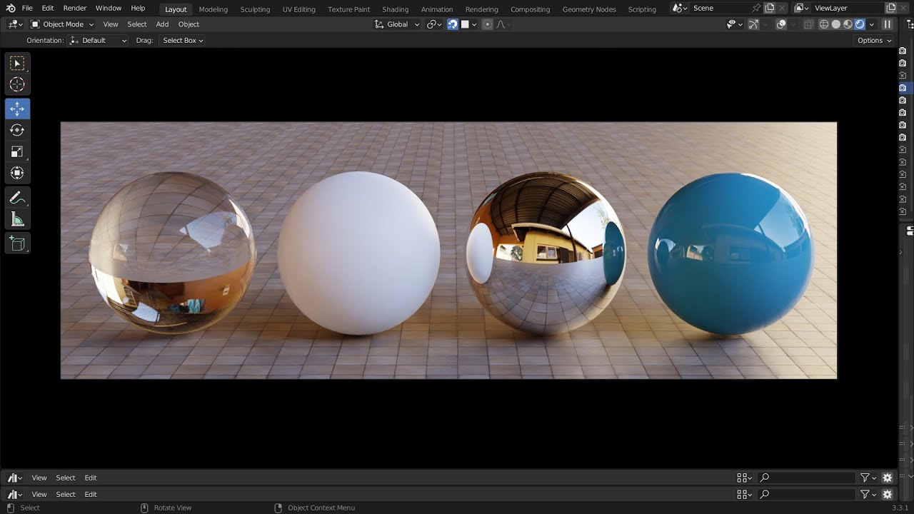 Blender 3.4 tutorial for absolute beginner 2023 - Chapter 1 : Your first scene in blender.