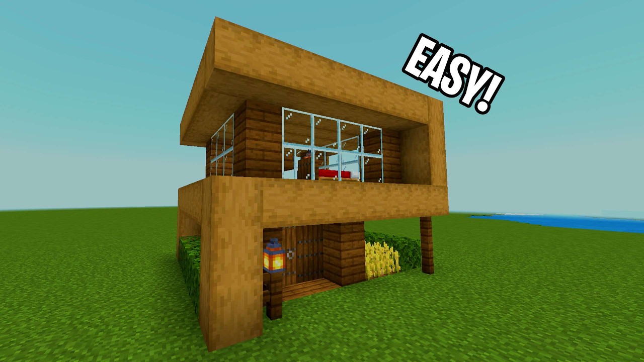 Minecraft EASY Survival Starter House Tutorial!
