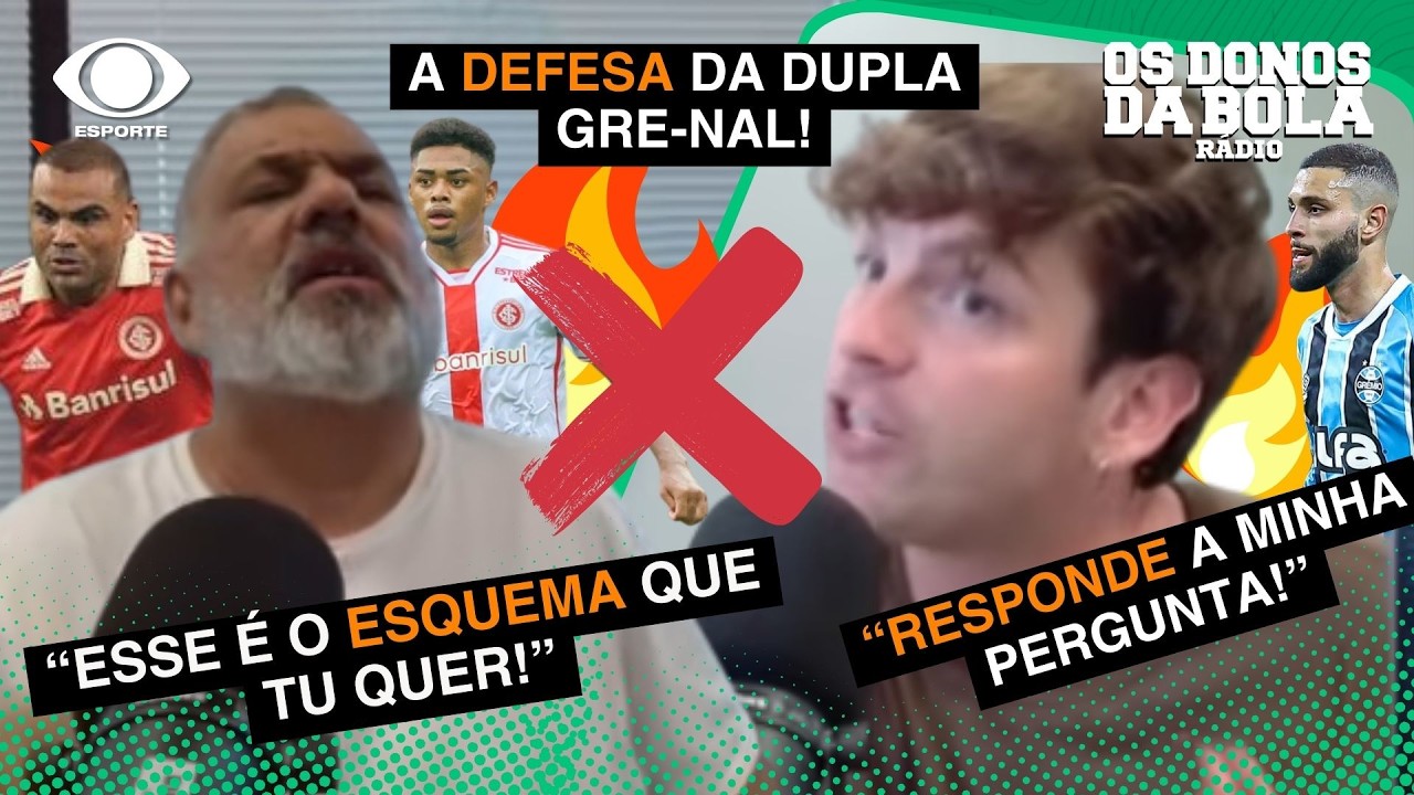 GUIMARÃES ENLOUQUECEU COM O MOLL! | O CENÁRIO DA DEFESA DA DUPLA GRE-NAL! | Os Donos da Bola Rádio