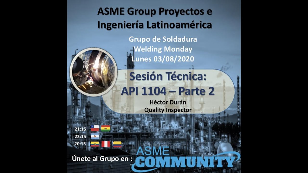 Welding Monday - API 1104 Parte 2