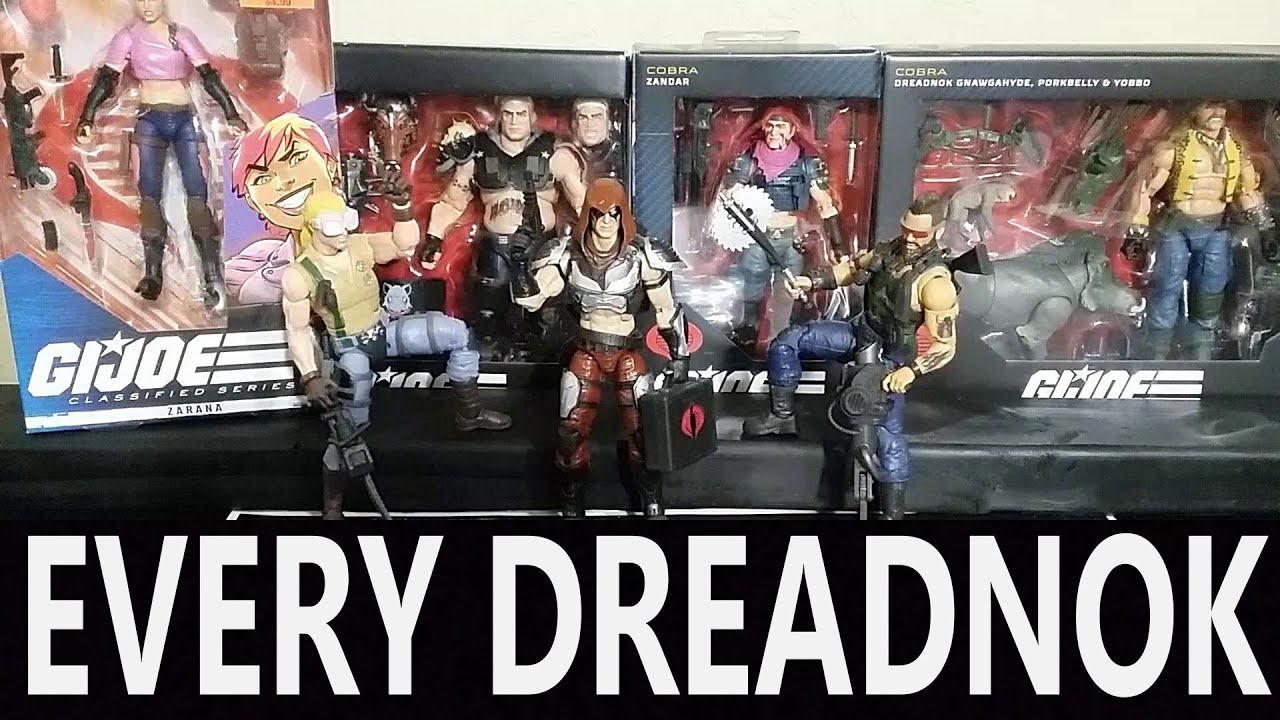 EVERY GI JOE CLASSIFIED DREADNOK MADE, REVIEWED AND DISPLAYED!