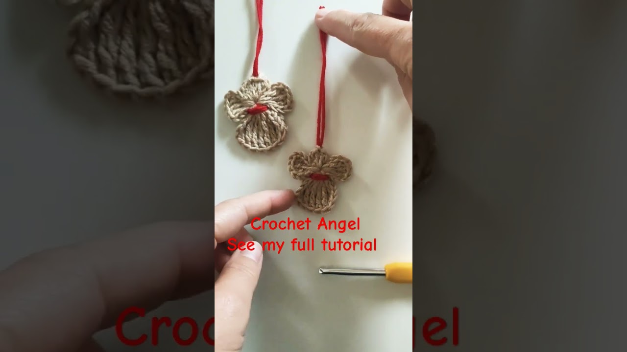 Crochet Angel Full tutorial on my channel Cute for Beginners 