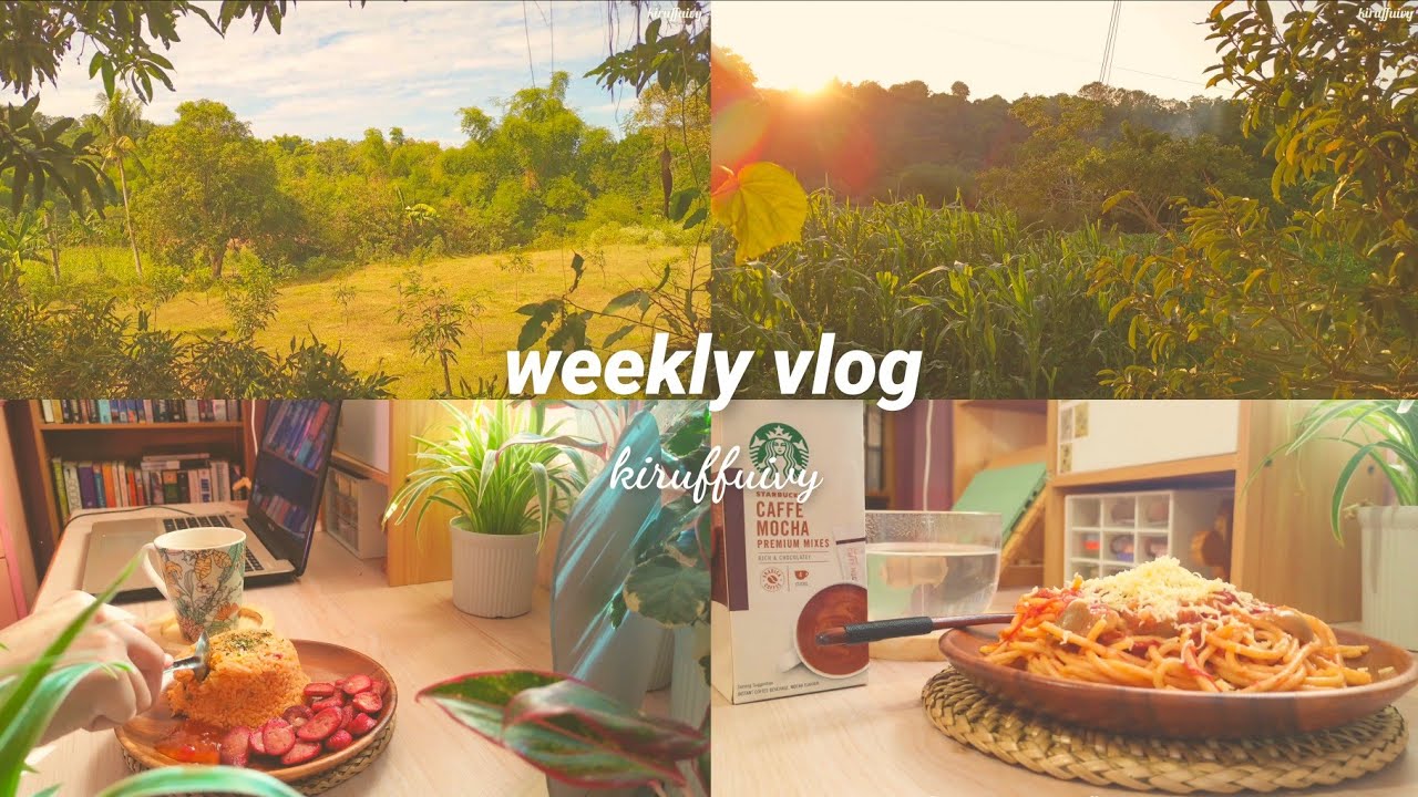 weekly vlog 🌻 relaxing days, countryside, mall errands | aesthetic silent vlog ✨ ghibli-inspired