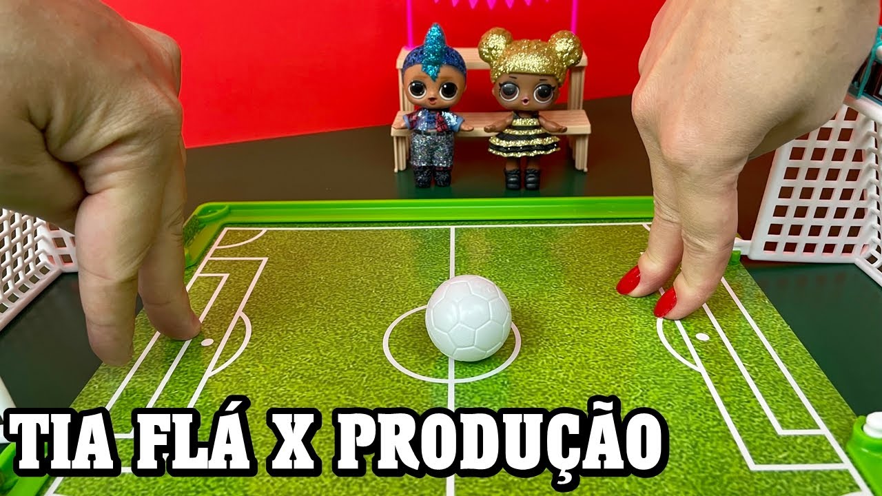 Tia Fla X Produção Jogo Futebol De Campo. Quem Marcou Mais Gols?