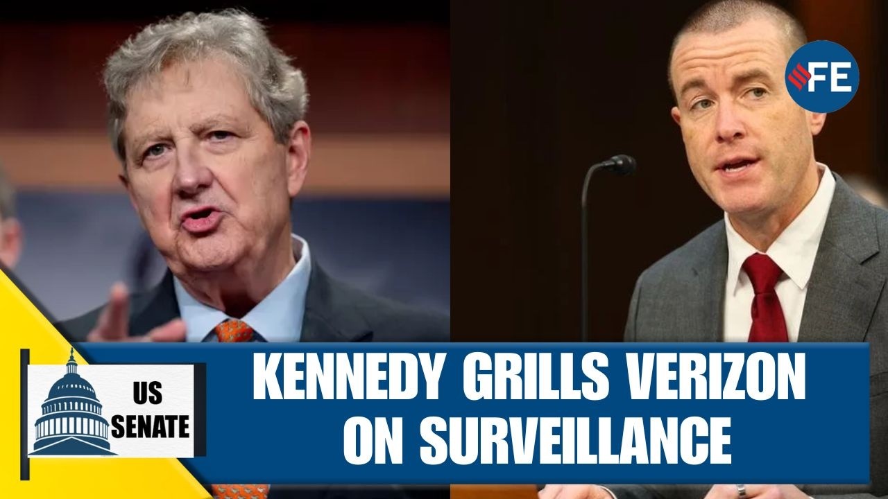 US Senate Heated Hearing as Kennedy Presses Verizon on Monitoring Allegations | US Politics