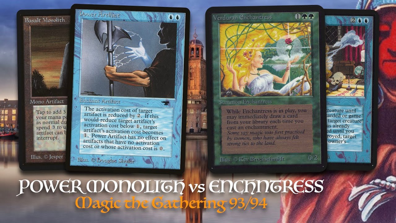 UR Power Monolith vs GU Enchantress - Ep1, KOTh VIII | Old School Magic 93/94 | 581