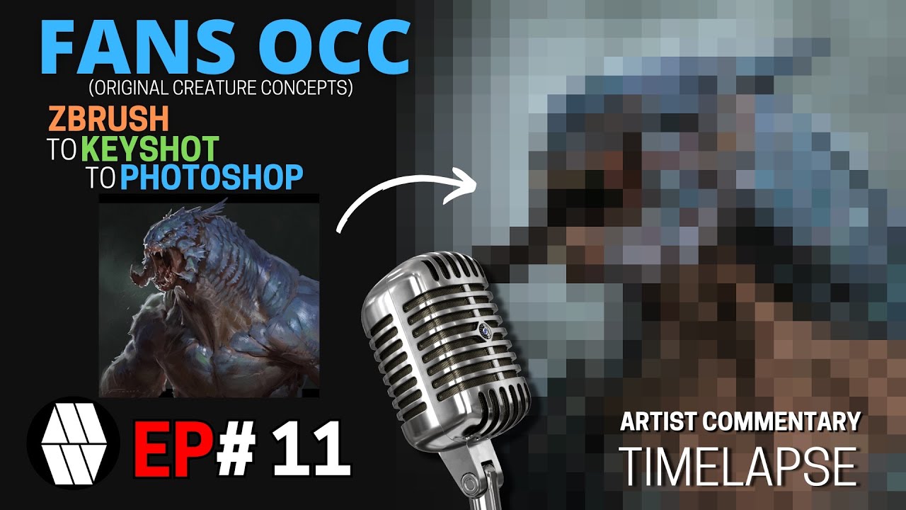 FANS OCC - EP11 (Artist Commentary Timelapse) - 'Taran Fiddler' Concept