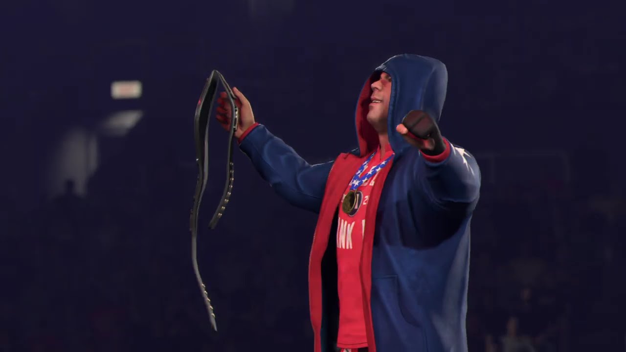 Полный матч WWE 2K26 - Курт Энгл против Брока Леснара - Матч за титул чемпиона WWE: SummerSlam 2003