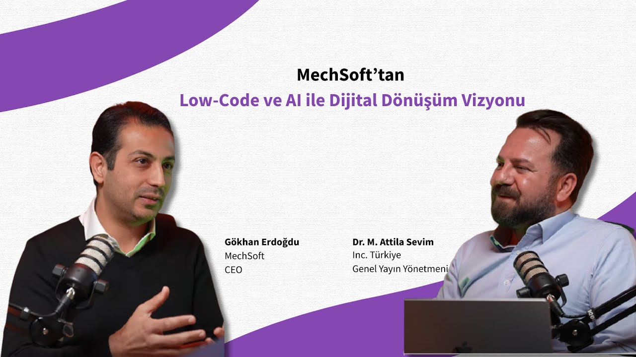 Gökhan Erdoğdu - Inc. Türkiye Röportaj | MechSoft’tan Low-Code ve AI ile Dijital Dönüşüm Vizyonu