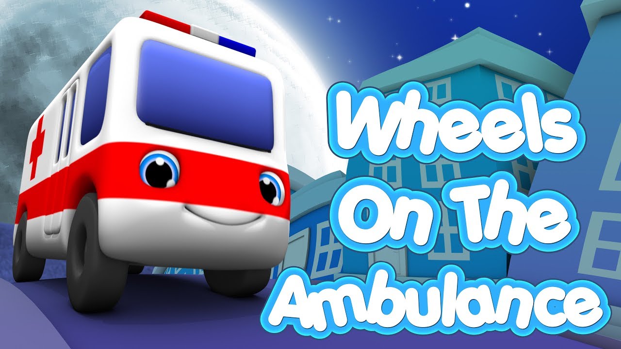 Wheels On The Ambulance | Bus | Nursery Rhymes | Baby Songs | Kids Songs | 4K