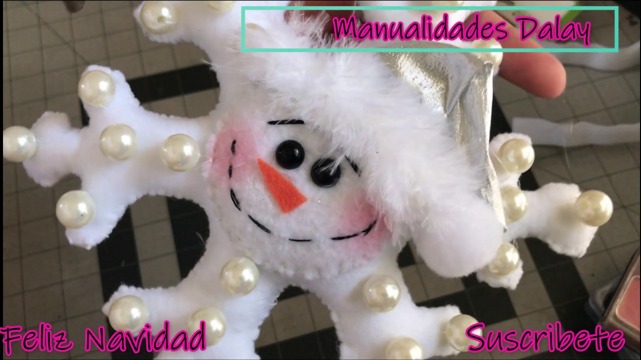 Manualidades Navideñas (toallero de copo de nieve)