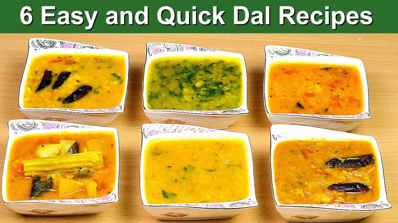 ६ स्पेशल दाल जो रोज़ बनाके खाएंगे | 6 Special Dal Recipes | Easy Dal recipe | KabitasKitchen
