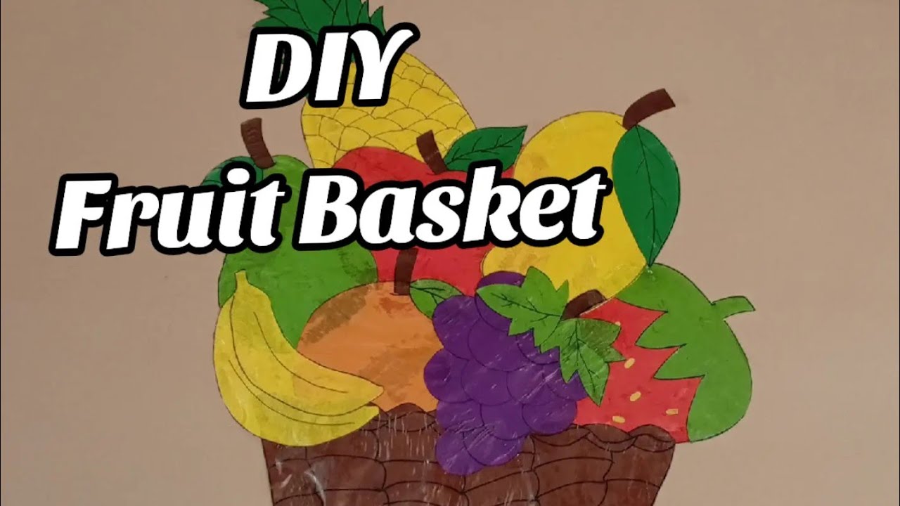 Handmade Paper Fruit Basket | ECCE Class Wall Decoration /Classroom Decoration 