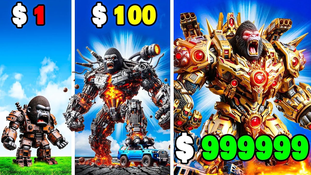 $1 to $1,000,000 Mecha KING KONG in GTA 5