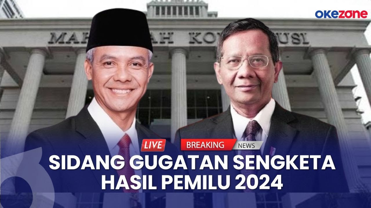 LIVE - Sidang Perdana Guguatan Sengketa Hasil Pemilu 2024: Gugatan Ganjar-Mahfud