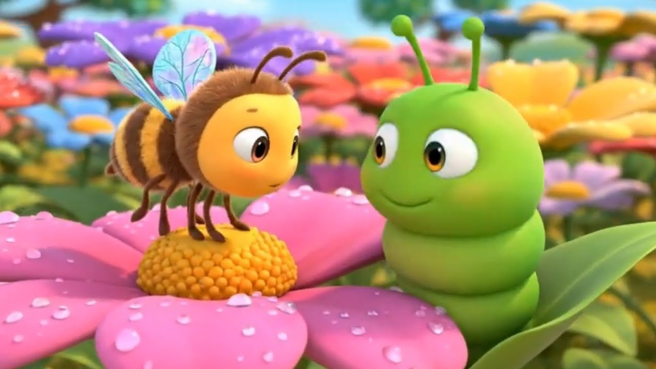 🐝✨ Buzz-buzz with Bibi the Happy Honey Bee! ✨🐝#bee #nurseryrhyme #kidssong #cocomelonstyle