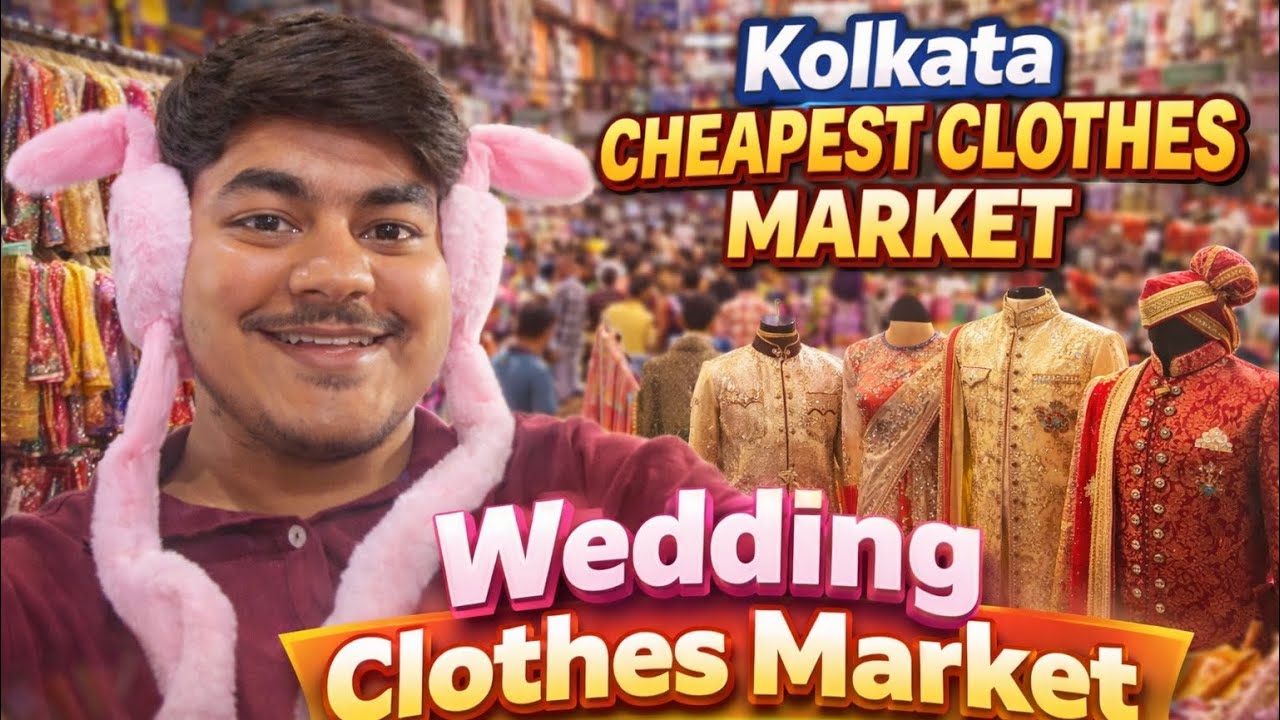 Kolkata Cheapest Kapra Market | Barabazar New Market Kolkata | Kolkata wedding Clothes Market 