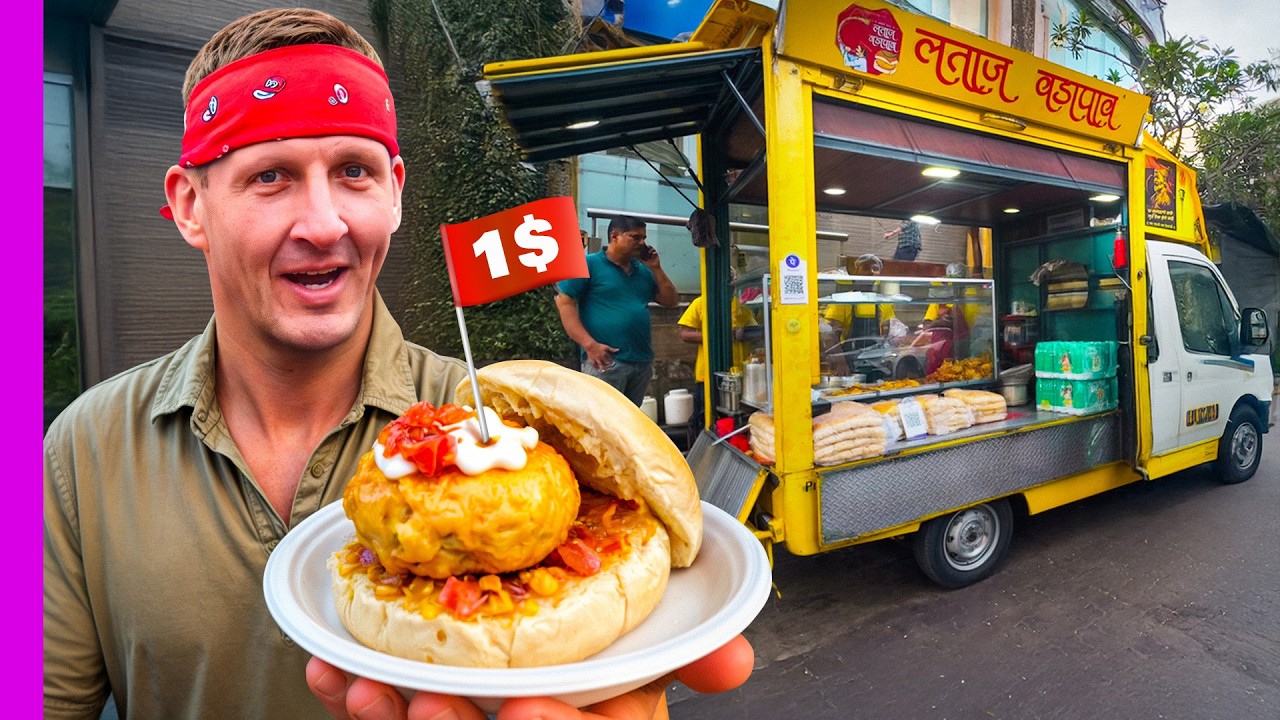 ¡Comida callejera de India por 1$!