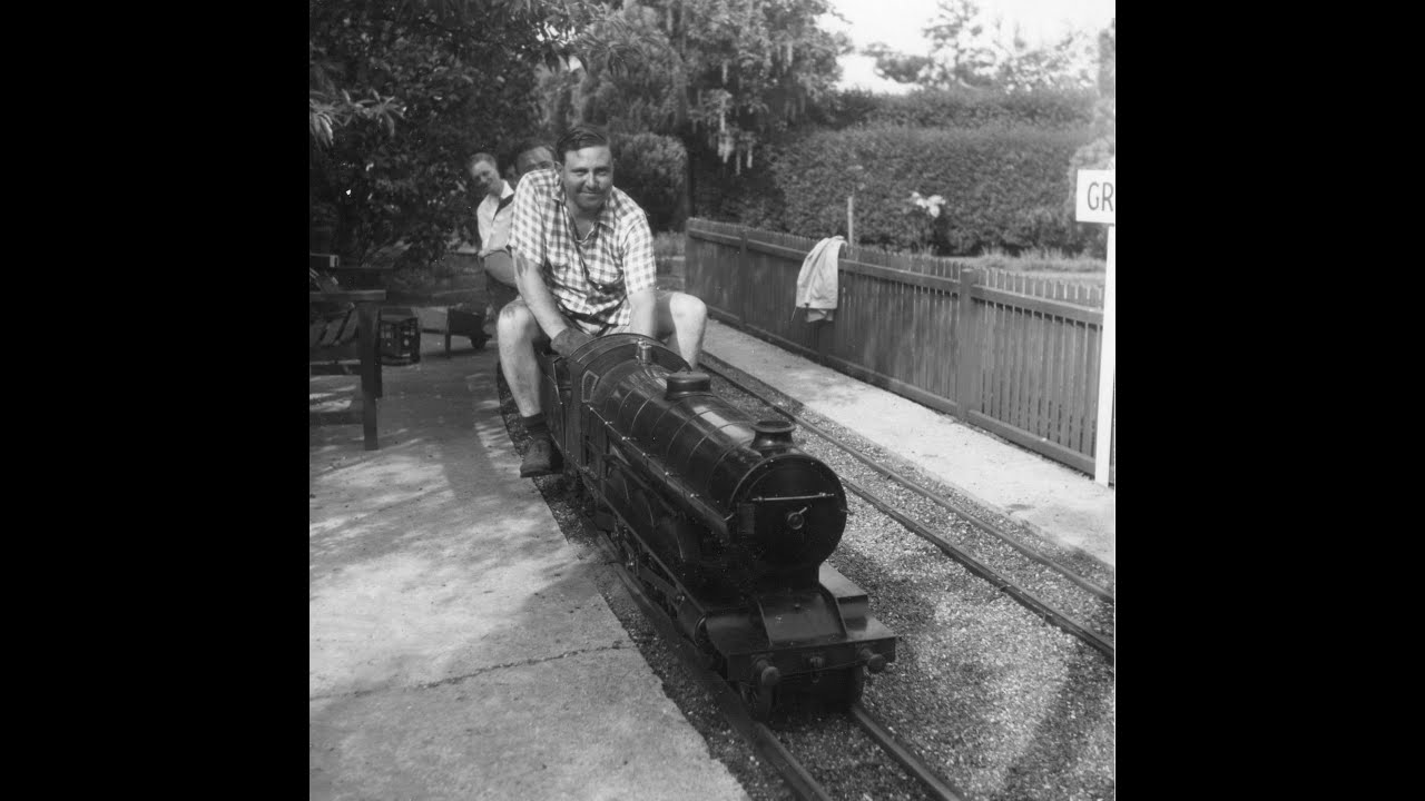 The Greywood/Cockrow Railway. Rare vintage film of the amazing man who started it all.