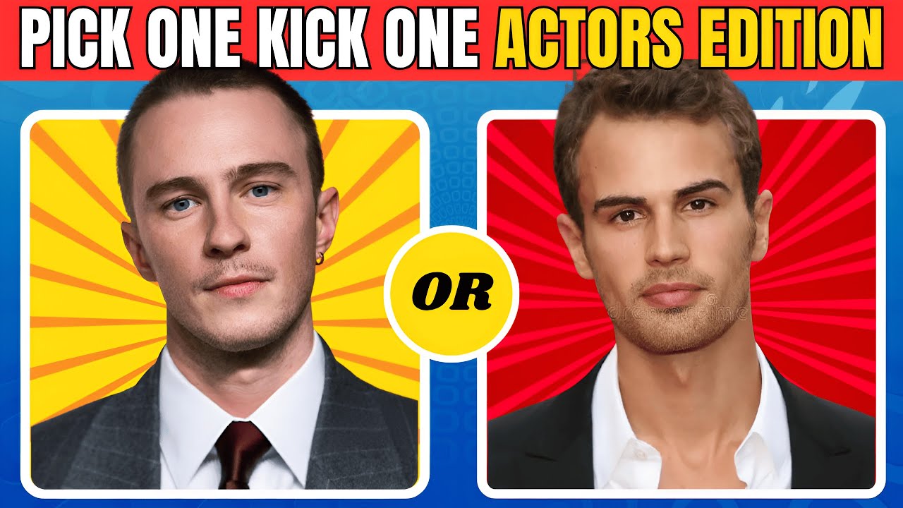 Pick One Kick One Attractive Male Characters Edition!😍🔥 | Celebrity Quiz