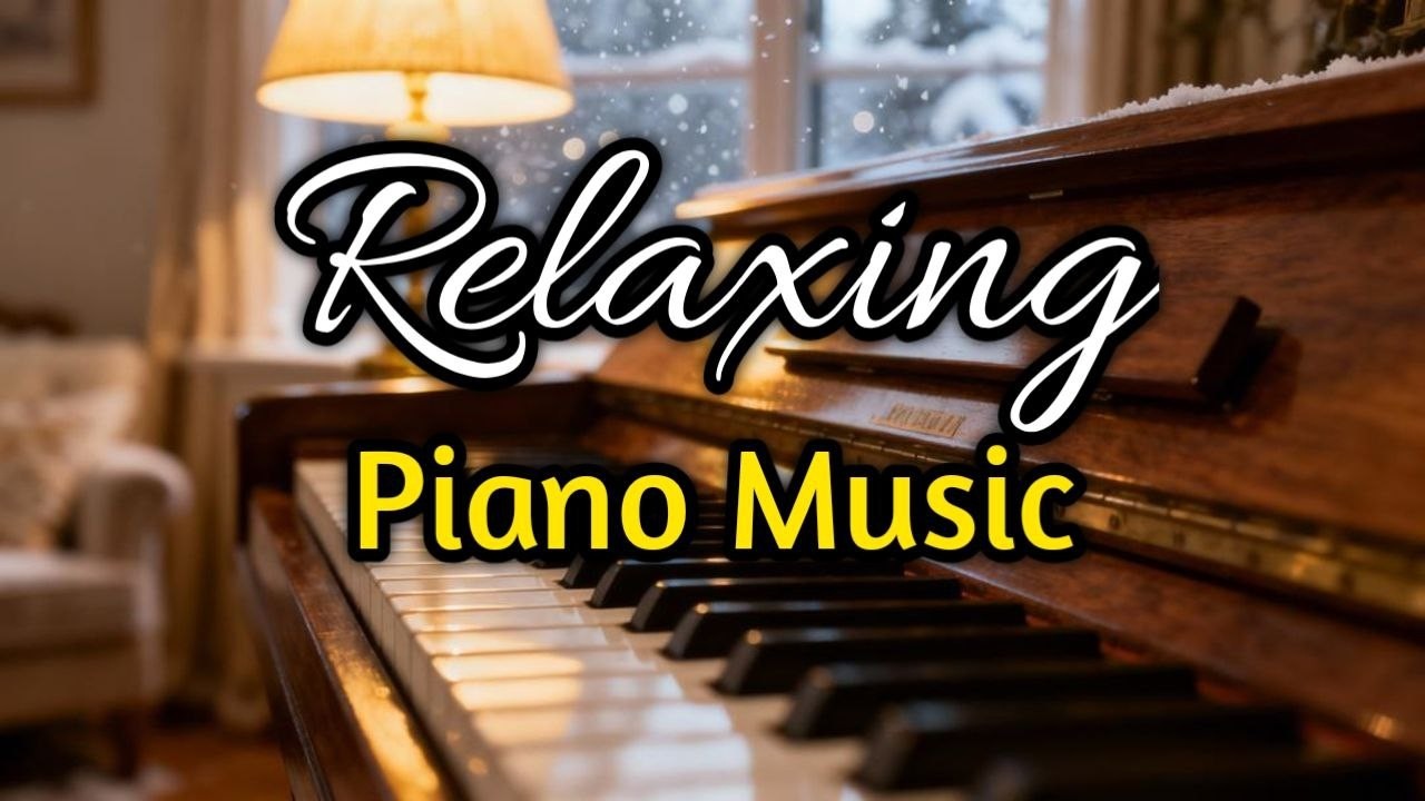Relaxing Piano Music: Dreams of Serenity Floating Through Night for Calm and Focus