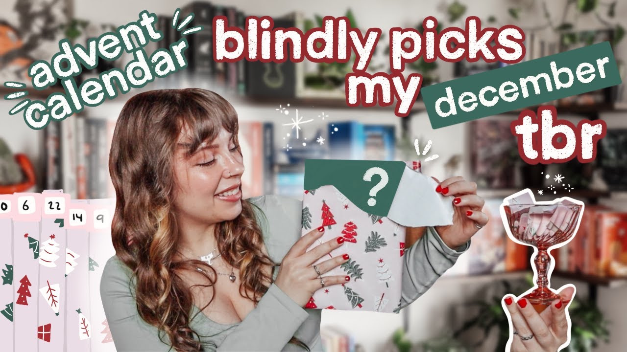 BLINDLY choosing my December tbr 🎀🫙🎄 *advent calendar edition*  DECEMBER TBR | Bookmas Day 2