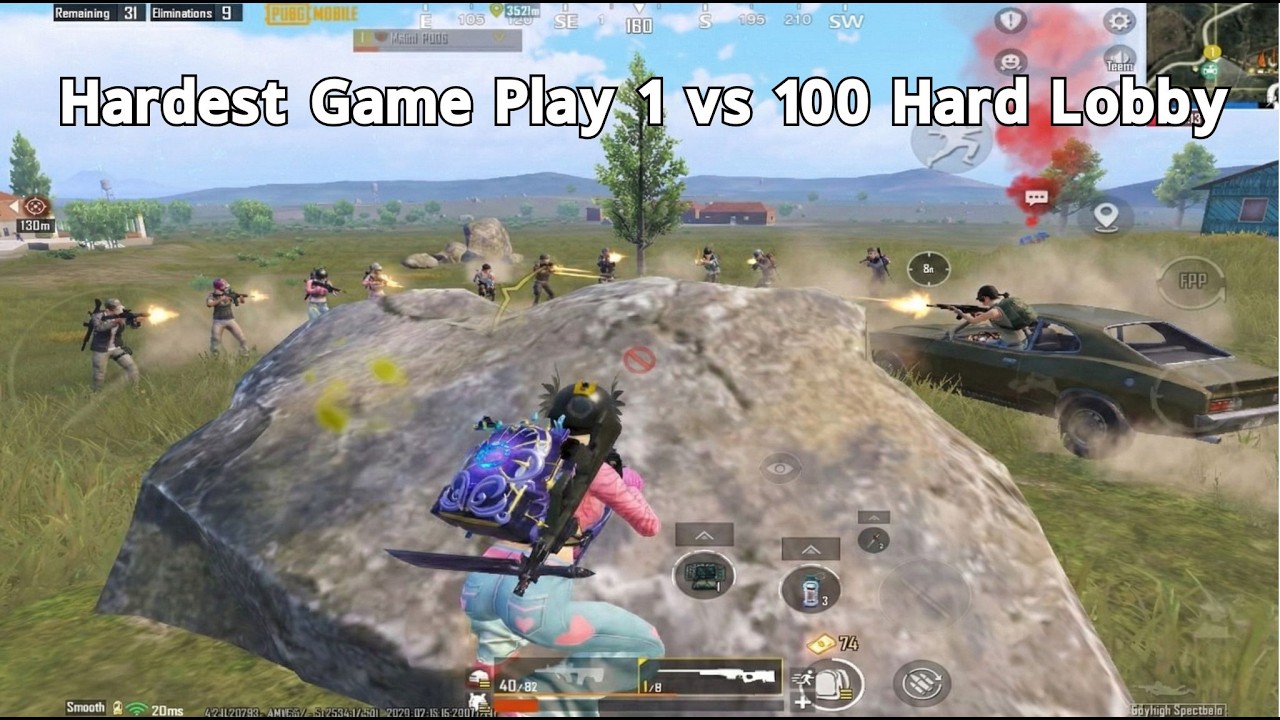 Hard Game Play 1 vs 100 Hard Lobby | PUBG Mobile | Kruxen Gaming | Mahid PUBG