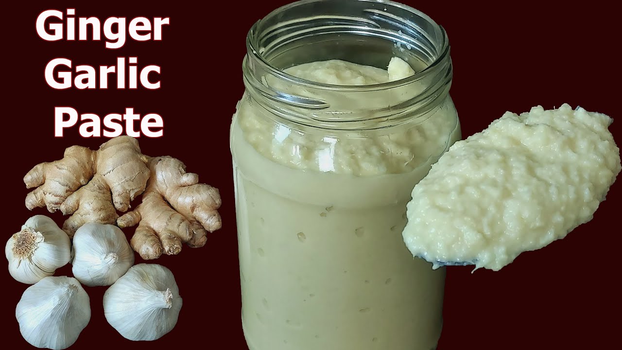 Homemade Ginger Garlic Paste Recipe | Ginger and Garlic Paste Recipe | Ginger Garlic Paste