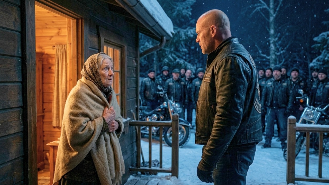 Elderly Widow Shelters 20 Freezing Bikers, Next Morning 1000 Hells Angels Show Up At Her Door