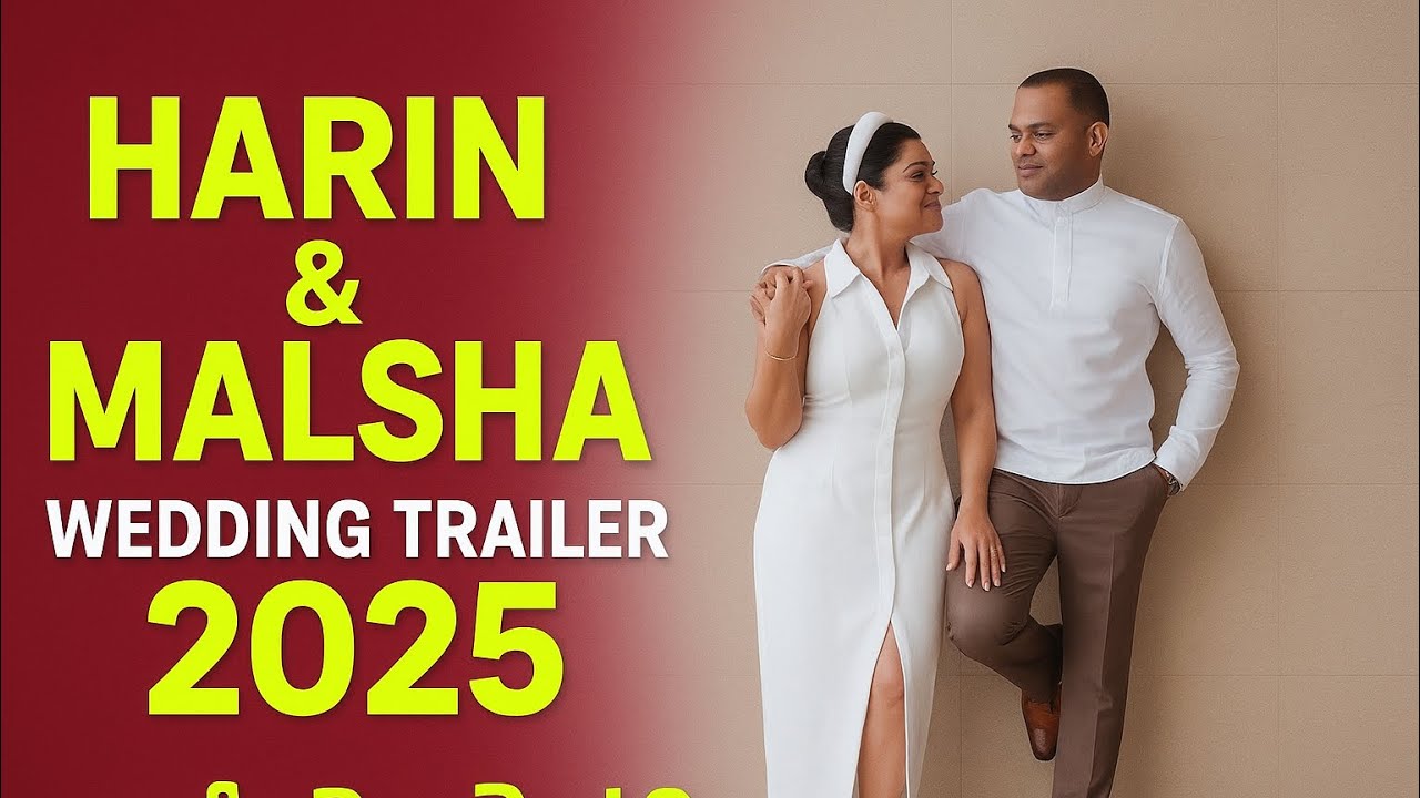 &ldquo;Harin Fernando & Malsha Kumarathunga Wedding Trailer | Sri Lanka&rsquo;s Most Talked-About Wedding 💍&rdquo;