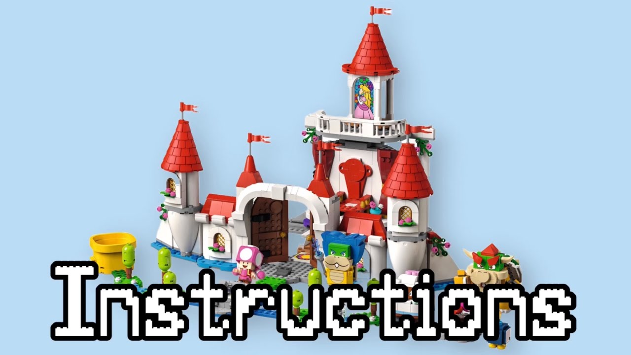 LEGO Mario: Peach’s Castle set Instructions | Set 71408
