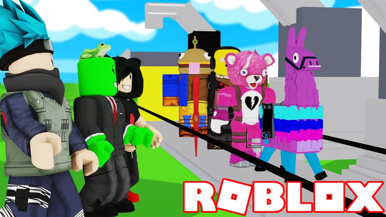 روبلوکس : صنعنا سكنات فورت نايت مع @OtakuG و @PmnMinecraftالورع  😱