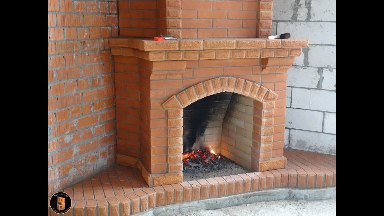 Угловой камин 