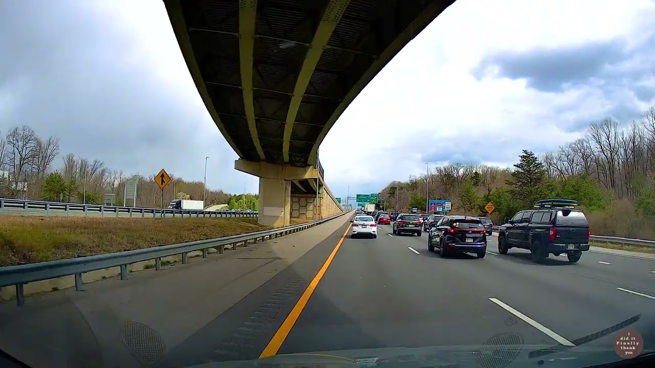 [4K] Driving from Dumfries, Virginia to Lorton, Virginia in I-95 Hwy - Virtual Drive Tour