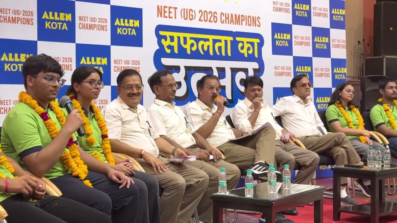 Meet NEET 2026 Toppers from Allen Kota | Re-NEET Result out now | #Toppers Interview  | Celebration🎉