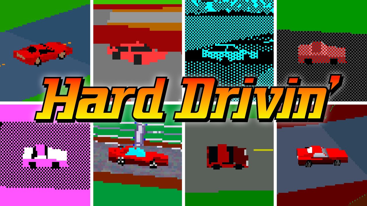 Hard Drivin' | Versions Comparison (Stunt Track Evolution)